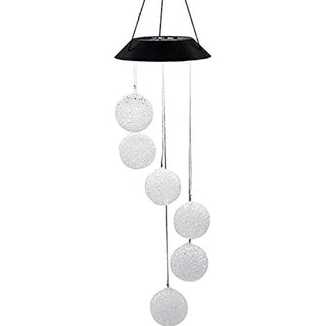 Lustre d'ambiance décoratif de jardin extérieur à LED à dégradé coloré --- (1/5)