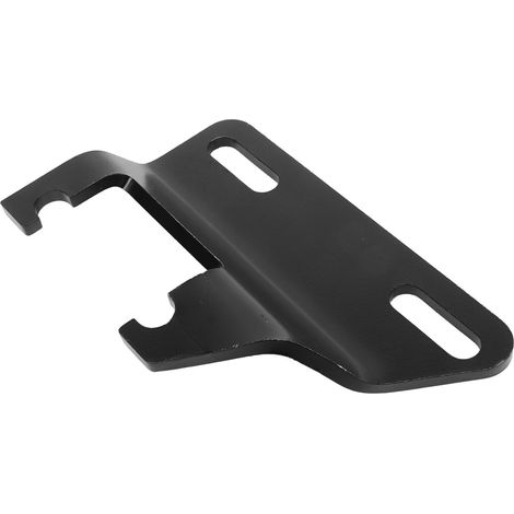 Support inférieur d'alternateur en acier haute résistance anti-déformation noir pour collecteurs d'échappement SBC 265‑283‑327‑350 (1/5)