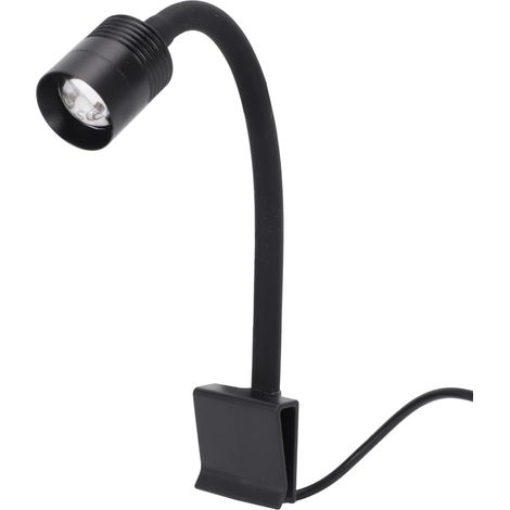Mini Projecteur LED, alimenté par USB, Lumière D'aquarium Réglable de 5 W avec Minuterie à Bras de Serrage Rotatif à 360 °, pour Petits Aquariums Aquascapes