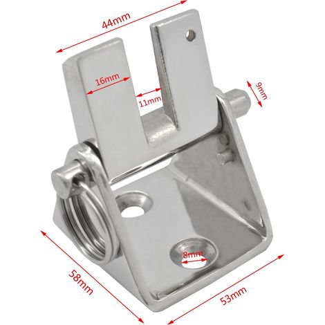 Stainless steel anchor chain stoppers, bollards, chain stoppers, accessories for ship and yacht equipment with polished surface.--DTEKGAZ
