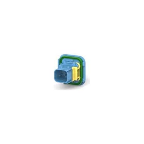 Connecteur Series Heavy Duty Sealed 2.8X0.8 femelle 4voies bleu