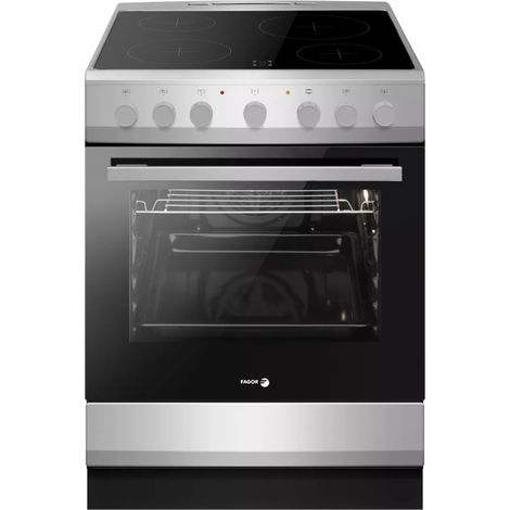 Fagor – Cuisinière vitrocéramique 4 foyers – Classe énergétique A – Volume 62L – Nettoyage facile – Type de chaleur : électrique (1/5)