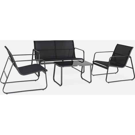 Conjunto de jardín de metal , 4 plazas (1/5)