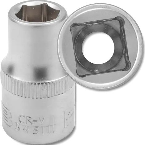 JCB Steckschlüssel 1/2" 11mm 6-kant Cr-V (1/5)