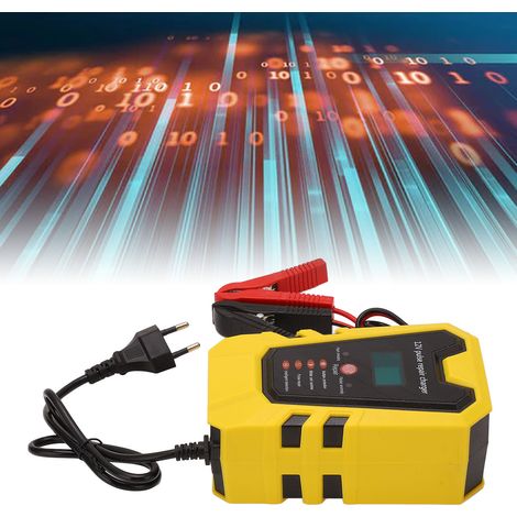 Chargeur de batterie intelligent à impulsions 12 V 6 A avec prise standard européenne 110-240 V (1/5)