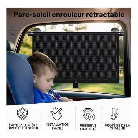 Paresoleil Voiture Store Occultant Ventouse Protege Soleil Voiture (45 x 50 cm) (1/3)
