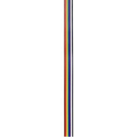 TRU COMPONENTS TC-7638580 Cavo dati Passo: 1.27 mm 20 x 0.08 mm² Multicolore 30 m (1/2)