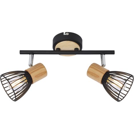 Applique Candellux Antica 92-60945 2xE14 noir bois métal
