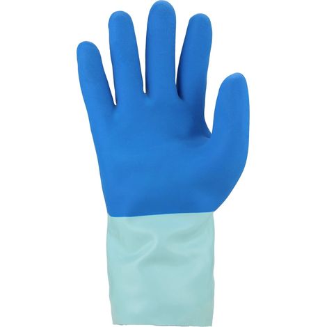 Asatex Chemikalienhandschuh 3454 Gr. 9 blau