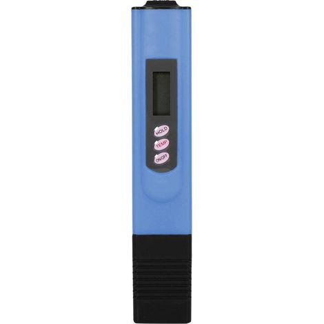 Digitales TDS-Messgerät, Wasserqualitäts-Leitfähigkeitsmessgerät, 1999 ppm Wasserqualitätstester, Reinheitsprüfer für Trinkwasser, Schwimmbäder, Aquarien, Hydrokultur (Blau).