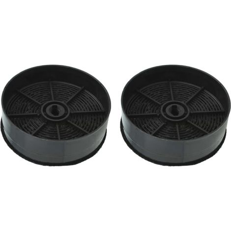 Trade-Shop Aktivkohlefilter kompatibel mit Zanussi ZFG215S ZFG315S ZFG317S ZFP316S ZHG51251G ZHG51351G ZHG71351G ZHP60260SA ZHP60260WA ZHP60350SA - 2 Stück