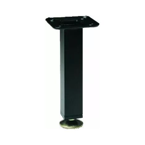PIED CARRE NOIR H150 25X25