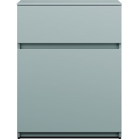 burgbad Lin20 Armoire basse, 2 tiroirs, 600x357x780mm,
