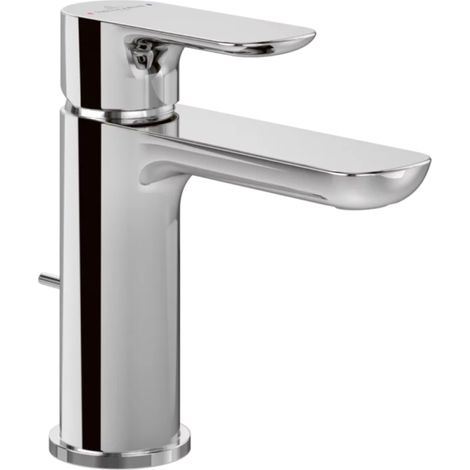 Mitigeur lavabo VILLEROY ET BOCH O.novo avec tirette chrome (1/7)