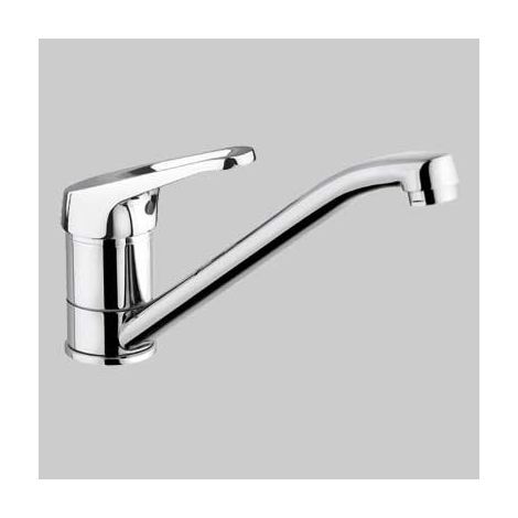 MONOCOMANDO LAVELLO CUCINA M1 CANNA BASSA GIREVOLE - Cromo