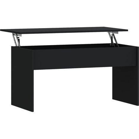 Coffee Table Black 102x50.5x52.5 cm Engineered Wood vidaXL (1/5)