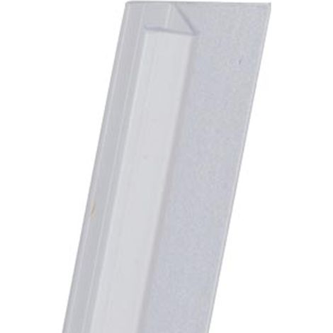 Schulte joint d'étanchéité vertical, translucide, pour porte de douche ou pare-baignoire, universel, 2010 mm recoupable, pour paroi de 6 mm