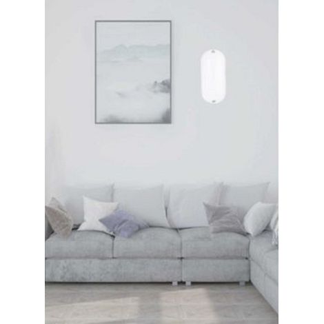TRADE SHOP - Applique Lampada Tartaruga A Led 15 Watt Esterno Luce Fredda Naturale Calda Es67 - -Bianco Naturale      -
