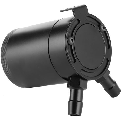 Réservoir récupération huile 2 ports 300 ml alliage aluminium chicanes universel (1/5)