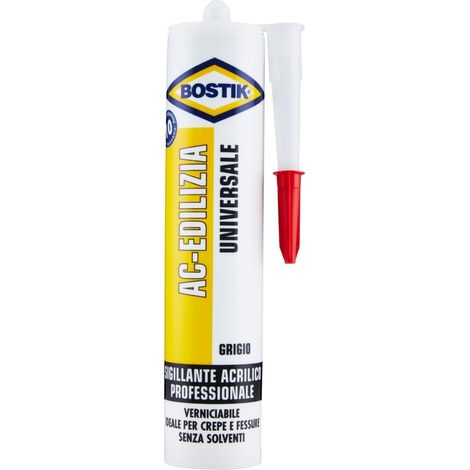 Bostik Silicone Verniciabile AC-EDILIZIA Silicone Verniciabile Grigio