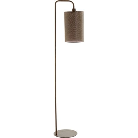 Light & Living - stehlampe - Donio - beige braun - baumwolle