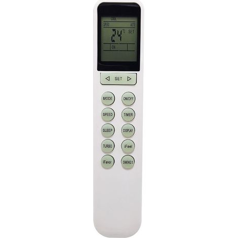 Télécommande Universelle Compatible Climatiseur YKR-N-301E - (1/4)