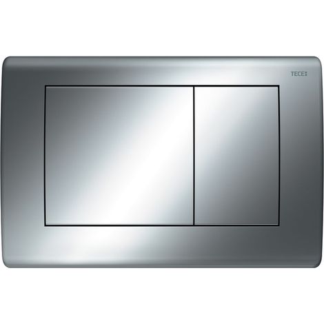 TECE TECEplanus WC-Betätigungsplatte Chrom glänzend Zweimengentechnik, 9240321 (1/3)