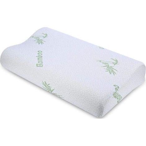 Oreiller cervical en mousse à mémoire de forme à rebond lent et fibres de bambou