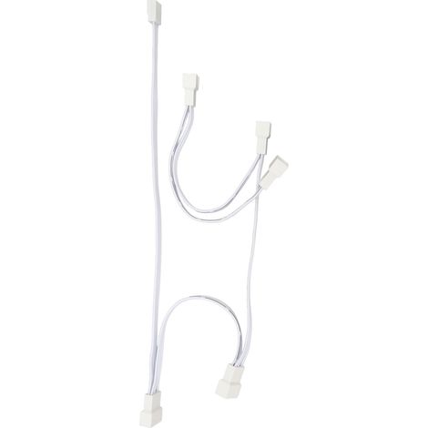 Câble d'extension pour ventilateur de châssis 1 à 5, ABS flexible, 4 broches, alimentation PC (1/5)