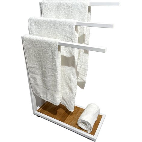 Toallero blanco LOFT para el baño (1/4)