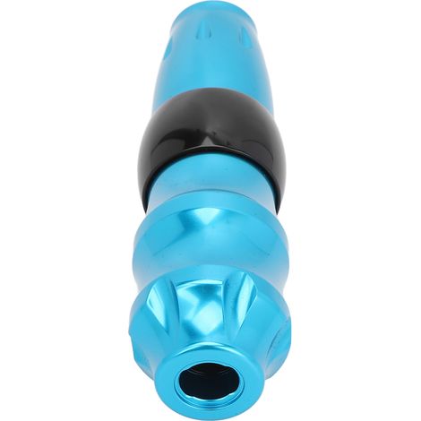 Cartouches de machine à tatouer rotative, moteur sans noyau, kit stylo tatouage sans fil liner shader avec cordon RCA, bleu ciel (1/5)