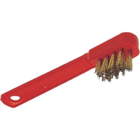SPAZZOLA A MANO PER CANDELE mm 155x40 - fili ottone Ø mm 0,22