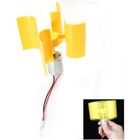 Générateur de Vent Vertical, Générateur d'Énergie Éolienne Kit de Générateur de Vitesse DIY pour Générateur d'Éoliennes