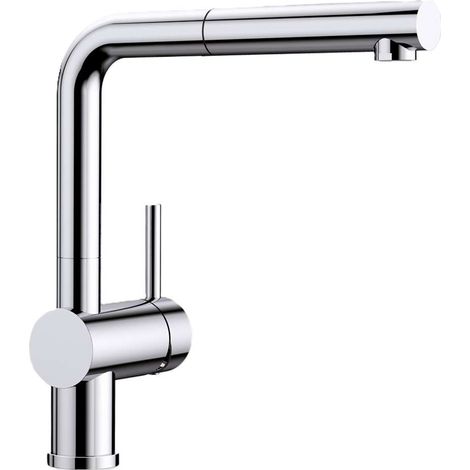 Blanco Linus S - Spülbeckenarmatur mit ausziehbarem Auslauf, ECO, Chrom 528152 (1/2)