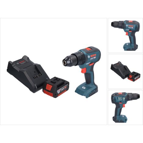 Bosch GSB 18V-55 Professional Perceuse-visseuse à percussion sans fil 18 V 55 Nm Brushless + 1x batterie 5,0 Ah + chargeur (1/5)
