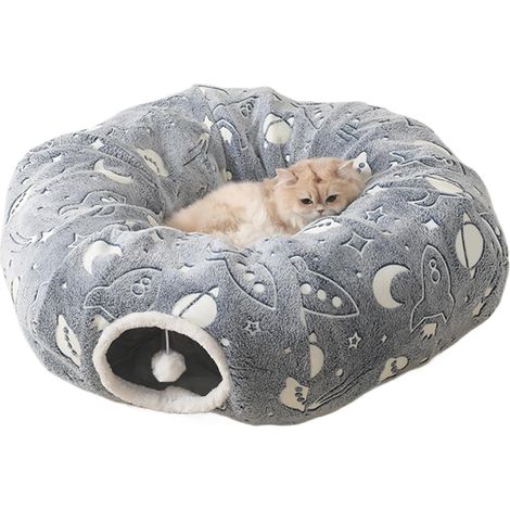 Lit pour ChatTunnel Jeu Donut pour Chats dIntrieur pour (1/5)