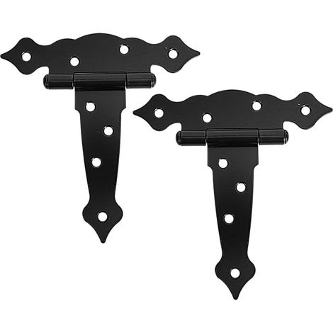 2pièces Charnières pour Portail Bois Charnières (1/5)