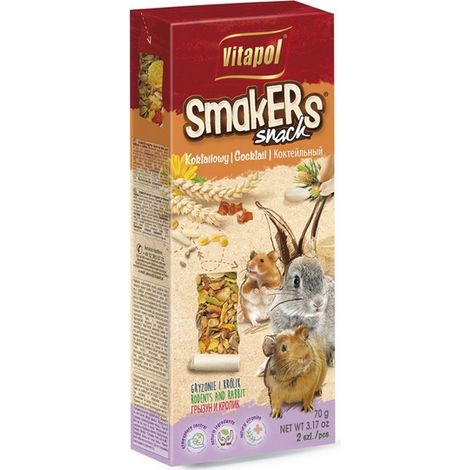 Vitapol  Smakers pour rongeurs et lapins - Cocktail 90 g