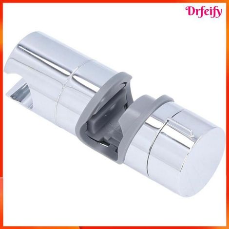 Support de pomme de douche à barre coulissante - - Universel 18-25mm - Chromé - ABS - Pivot 360° (1/5)