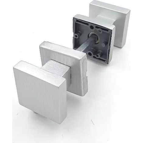 COPPIA POMOLO GPB FRAME ROSETTA 50X50 CROMO SAT. (1/3)