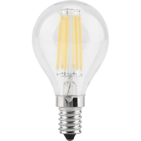 Ampoule LED à filament 6W E14 G45. tube LED effet bougie. 220V lumière blanc chaud (1/5)