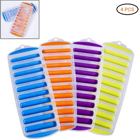 Moules à glaçons en silicone pour bouteilles d'eau, bâtonnets de glace faciles à démouler, idéal pour sport et gourde