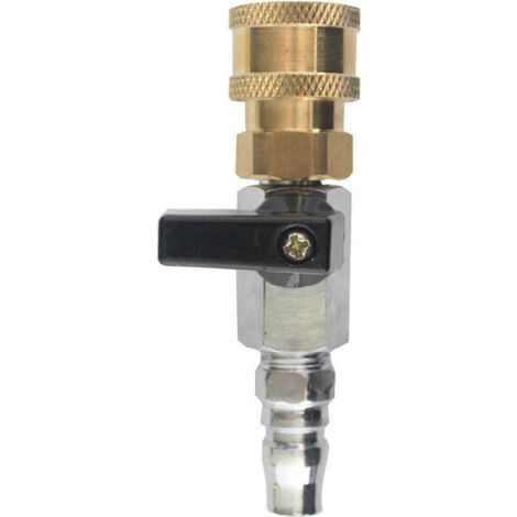 Vannes à air comprimé portables et efficaces de 6,35 mm (1/4 pouce) avec raccords rapides et installation facile pour une gestion simplifiée des flux d'air (1/4)