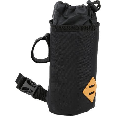 Sacoche de guidon vélo étanche avec porte-bidon isotherme, accessoire cyclisme pour randonnée et trajets du quotidien. (1/5)