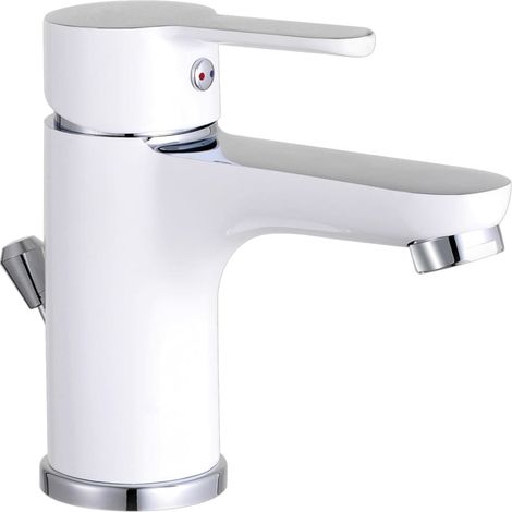 EISL Wasserhahn Bad Einhebelmischer Badezimmer Badarmatur Waschtischarmatur Waschbecken Waschtischbatterie Modern Flacher Auslauf NI075DINWCR (1/10)