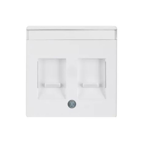 Berker Zentralstück m Staubs u BF Q.x polarweiß 11816089 (1/2)