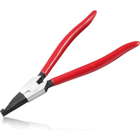 Pince plate spéciale à bec incliné pour circlips, pince inversée, anneau et cordon anti-perte, pour boîtes de transfert de transmission, 20,5 cm (1/5)