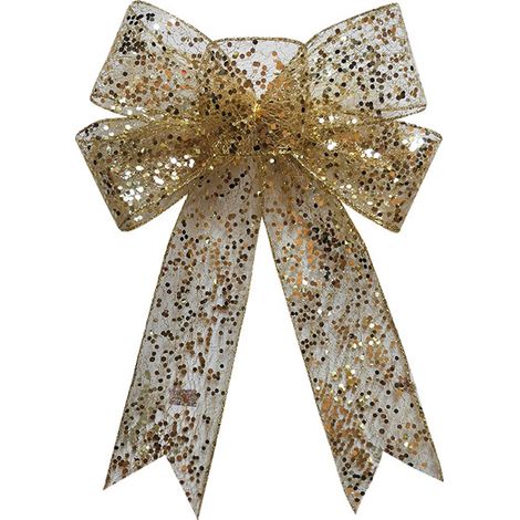 1 pièce Noeud Papillon Décoratif de Noël en Imitation Chanvre Artisanal pour Fête et Décoration Maison (1/5)