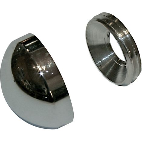 Cache-vis sphérique GUITEL 9018D15S10 Laiton poli 15 mm 1 pièce