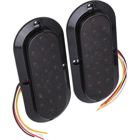Set aus 2 LED-Rückleuchten + 20 Positionsleuchten 3500K für Anhänger, PKW, Transporter, Nutzfahrzeuge (1/5)